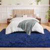 imageAndency Cream Soft Area Rugs for Living Room Bedroom 4x6 Fluffy Shaggy Bedside Rug NonSlip Large Shag Fuzzy Plush Carpets for Bedroom Kids Dorm Nursery Home Decor AestheticNavy Blue