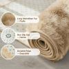 imageAndency Cream Soft Area Rugs for Living Room Bedroom 4x6 Fluffy Shaggy Bedside Rug NonSlip Large Shag Fuzzy Plush Carpets for Bedroom Kids Dorm Nursery Home Decor AestheticTiedyed Khaki