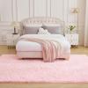 imageAndency Cream Soft Area Rugs for Living Room Bedroom 4x6 Fluffy Shaggy Bedside Rug NonSlip Large Shag Fuzzy Plush Carpets for Bedroom Kids Dorm Nursery Home Decor AestheticPink