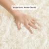 imageAndency Cream Soft Area Rugs for Living Room Bedroom 4x6 Fluffy Shaggy Bedside Rug NonSlip Large Shag Fuzzy Plush Carpets for Bedroom Kids Dorm Nursery Home Decor AestheticCream