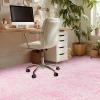 imageAndency Cream Soft Area Rugs for Living Room Bedroom 4x6 Fluffy Shaggy Bedside Rug NonSlip Large Shag Fuzzy Plush Carpets for Bedroom Kids Dorm Nursery Home Decor AestheticTiedyed Pink