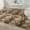 imageAndency Cream Soft Area Rugs for Living Room Bedroom 4x6 Fluffy Shaggy Bedside Rug NonSlip Large Shag Fuzzy Plush Carpets for Bedroom Kids Dorm Nursery Home Decor AestheticTiedyed Brown