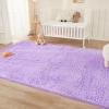 imageAndency Cream Soft Area Rugs for Living Room Bedroom 4x6 Fluffy Shaggy Bedside Rug NonSlip Large Shag Fuzzy Plush Carpets for Bedroom Kids Dorm Nursery Home Decor AestheticPurple
