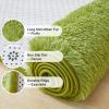 imageAndency Cream Soft Area Rugs for Living Room Bedroom 4x6 Fluffy Shaggy Bedside Rug NonSlip Large Shag Fuzzy Plush Carpets for Bedroom Kids Dorm Nursery Home Decor AestheticGrass Green