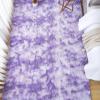 imageAndency Cream Soft Area Rugs for Living Room Bedroom 4x6 Fluffy Shaggy Bedside Rug NonSlip Large Shag Fuzzy Plush Carpets for Bedroom Kids Dorm Nursery Home Decor AestheticTiedyed Purple
