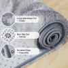 imageAndency Cream Soft Area Rugs for Living Room Bedroom 4x6 Fluffy Shaggy Bedside Rug NonSlip Large Shag Fuzzy Plush Carpets for Bedroom Kids Dorm Nursery Home Decor AestheticTiedyed Light Grey