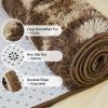 imageAndency Cream Soft Area Rugs for Living Room Bedroom 4x6 Fluffy Shaggy Bedside Rug NonSlip Large Shag Fuzzy Plush Carpets for Bedroom Kids Dorm Nursery Home Decor AestheticTiedyed Brown