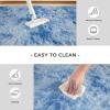 imageAndency Cream Soft Area Rugs for Living Room Bedroom 4x6 Fluffy Shaggy Bedside Rug NonSlip Large Shag Fuzzy Plush Carpets for Bedroom Kids Dorm Nursery Home Decor AestheticTiedyed Blue