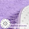 imageAndency Cream Soft Area Rugs for Living Room Bedroom 4x6 Fluffy Shaggy Bedside Rug NonSlip Large Shag Fuzzy Plush Carpets for Bedroom Kids Dorm Nursery Home Decor AestheticPurple