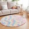 imageAndency Cream Soft Area Rugs for Living Room Bedroom 4x6 Fluffy Shaggy Bedside Rug NonSlip Large Shag Fuzzy Plush Carpets for Bedroom Kids Dorm Nursery Home Decor AestheticRainbow