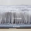 imageAndency Cream Soft Area Rugs for Living Room Bedroom 4x6 Fluffy Shaggy Bedside Rug NonSlip Large Shag Fuzzy Plush Carpets for Bedroom Kids Dorm Nursery Home Decor AestheticTiedyed Light Grey