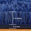 imageAndency Cream Soft Area Rugs for Living Room Bedroom 4x6 Fluffy Shaggy Bedside Rug NonSlip Large Shag Fuzzy Plush Carpets for Bedroom Kids Dorm Nursery Home Decor AestheticNavy Blue
