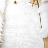 imageAndency Cream Soft Area Rugs for Living Room Bedroom 4x6 Fluffy Shaggy Bedside Rug NonSlip Large Shag Fuzzy Plush Carpets for Bedroom Kids Dorm Nursery Home Decor AestheticWhite
