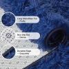 imageAndency Cream Soft Area Rugs for Living Room Bedroom 4x6 Fluffy Shaggy Bedside Rug NonSlip Large Shag Fuzzy Plush Carpets for Bedroom Kids Dorm Nursery Home Decor AestheticNavy Blue