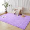 imageAndency Cream Soft Area Rugs for Living Room Bedroom 4x6 Fluffy Shaggy Bedside Rug NonSlip Large Shag Fuzzy Plush Carpets for Bedroom Kids Dorm Nursery Home Decor AestheticPurple