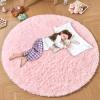 imageAndency Cream Soft Area Rugs for Living Room Bedroom 4x6 Fluffy Shaggy Bedside Rug NonSlip Large Shag Fuzzy Plush Carpets for Bedroom Kids Dorm Nursery Home Decor AestheticPink