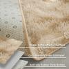 imageAndency Cream Soft Area Rugs for Living Room Bedroom 4x6 Fluffy Shaggy Bedside Rug NonSlip Large Shag Fuzzy Plush Carpets for Bedroom Kids Dorm Nursery Home Decor AestheticTiedyed Khaki