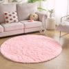 imageAndency Cream Soft Area Rugs for Living Room Bedroom 4x6 Fluffy Shaggy Bedside Rug NonSlip Large Shag Fuzzy Plush Carpets for Bedroom Kids Dorm Nursery Home Decor AestheticPink