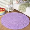 imageAndency Cream Soft Area Rugs for Living Room Bedroom 4x6 Fluffy Shaggy Bedside Rug NonSlip Large Shag Fuzzy Plush Carpets for Bedroom Kids Dorm Nursery Home Decor AestheticPurple