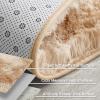 imageAndency Cream Soft Area Rugs for Living Room Bedroom 4x6 Fluffy Shaggy Bedside Rug NonSlip Large Shag Fuzzy Plush Carpets for Bedroom Kids Dorm Nursery Home Decor AestheticTiedyed Beige