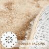 imageAndency Cream Soft Area Rugs for Living Room Bedroom 4x6 Fluffy Shaggy Bedside Rug NonSlip Large Shag Fuzzy Plush Carpets for Bedroom Kids Dorm Nursery Home Decor AestheticTiedyed Beige