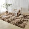 imageAndency Cream Soft Area Rugs for Living Room Bedroom 4x6 Fluffy Shaggy Bedside Rug NonSlip Large Shag Fuzzy Plush Carpets for Bedroom Kids Dorm Nursery Home Decor AestheticTiedyed Brown