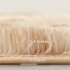 imageAndency Cream Soft Area Rugs for Living Room Bedroom 4x6 Fluffy Shaggy Bedside Rug NonSlip Large Shag Fuzzy Plush Carpets for Bedroom Kids Dorm Nursery Home Decor AestheticTiedyed Beige