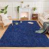 imageAndency Cream Soft Area Rugs for Living Room Bedroom 4x6 Fluffy Shaggy Bedside Rug NonSlip Large Shag Fuzzy Plush Carpets for Bedroom Kids Dorm Nursery Home Decor AestheticNavy Blue