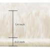 imageAndency Cream Soft Area Rugs for Living Room Bedroom 4x6 Fluffy Shaggy Bedside Rug NonSlip Large Shag Fuzzy Plush Carpets for Bedroom Kids Dorm Nursery Home Decor AestheticCream