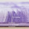 imageAndency Cream Soft Area Rugs for Living Room Bedroom 4x6 Fluffy Shaggy Bedside Rug NonSlip Large Shag Fuzzy Plush Carpets for Bedroom Kids Dorm Nursery Home Decor AestheticTiedyed Purple