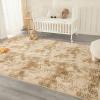 imageAndency Cream Soft Area Rugs for Living Room Bedroom 4x6 Fluffy Shaggy Bedside Rug NonSlip Large Shag Fuzzy Plush Carpets for Bedroom Kids Dorm Nursery Home Decor AestheticTiedyed Khaki