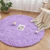 imageAndency Cream Soft Area Rugs for Living Room Bedroom 4x6 Fluffy Shaggy Bedside Rug NonSlip Large Shag Fuzzy Plush Carpets for Bedroom Kids Dorm Nursery Home Decor AestheticPurple