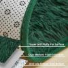 imageAndency Cream Soft Area Rugs for Living Room Bedroom 4x6 Fluffy Shaggy Bedside Rug NonSlip Large Shag Fuzzy Plush Carpets for Bedroom Kids Dorm Nursery Home Decor AestheticEmerald Green