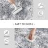 imageAndency Cream Soft Area Rugs for Living Room Bedroom 4x6 Fluffy Shaggy Bedside Rug NonSlip Large Shag Fuzzy Plush Carpets for Bedroom Kids Dorm Nursery Home Decor AestheticTiedyed Light Grey