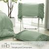 imageAndency Comforter King Size Set Khaki 3 Pieces Boho Tassel Lightweight Fluffy Bedding Comforters amp Sets Soft All Season Bed Set 104x90In Comforter amp 2 PillowcasesSage Green