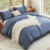 imageAndency Comforter King Size Set Khaki 3 Pieces Boho Tassel Lightweight Fluffy Bedding Comforters amp Sets Soft All Season Bed Set 104x90In Comforter amp 2 PillowcasesBluish Grey