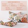 imageAndency Floral Boho Quilt King Size Bedding Set Brown Black 3 Pieces Farmhouse Flower Botanical Summer Bedspreads with 2 Shams Soft Reversible Lightweight Polyester Coverlet Set 106x96Boho Mandala