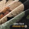 imageAndency Floral Boho Quilt King Size Bedding Set Brown Black 3 Pieces Farmhouse Flower Botanical Summer Bedspreads with 2 Shams Soft Reversible Lightweight Polyester Coverlet Set 106x96Warm Amber