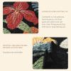imageAndency Floral Boho Quilt King Size Bedding Set Brown Black 3 Pieces Farmhouse Flower Botanical Summer Bedspreads with 2 Shams Soft Reversible Lightweight Polyester Coverlet Set 106x96Floral Noir