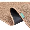 imageAndency Boho Runner Rug Machine Washable Kitchen Rugs Rubber Backed Braided Mats for Entryways Hallways Laundry Areas and Bedrooms 20 x 70 TanBrown