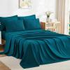 imageAndency King Size Comforter Set 7 Pieces Ivory  Bed in a Bag King Boho Lightweight Fluffy Tufted Bedding Sets with Quilt Comforter Sheets Pillowcases amp ShamsTeal