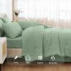 imageAndency King Size Comforter Set 7 Pieces Ivory  Bed in a Bag King Boho Lightweight Fluffy Tufted Bedding Sets with Quilt Comforter Sheets Pillowcases amp ShamsSage Green