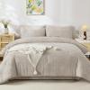 imageAndency King Size Comforter Set 7 Pieces Ivory  Bed in a Bag King Boho Lightweight Fluffy Tufted Bedding Sets with Quilt Comforter Sheets Pillowcases amp ShamsLinen