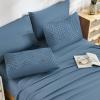 imageAndency King Size Comforter Set 7 Pieces Ivory  Bed in a Bag King Boho Lightweight Fluffy Tufted Bedding Sets with Quilt Comforter Sheets Pillowcases amp ShamsOcean Blue