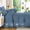 imageAndency King Size Comforter Set 7 Pieces Ivory  Bed in a Bag King Boho Lightweight Fluffy Tufted Bedding Sets with Quilt Comforter Sheets Pillowcases amp ShamsOcean Blue