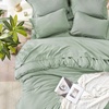 image:imageAndency Oversized King Comforter Set with Sheets 128x120 Terracotta  7 Pieces Bed in a Bag Boho Soft Lightweight Bedding Sets Tassel Bed Set with Comforter Sheets Pillowcases amp Shams05  Sage Green