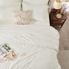 image:imageAndency Oversized King Comforter Set with Sheets 128x120 Terracotta  7 Pieces Bed in a Bag Boho Soft Lightweight Bedding Sets Tassel Bed Set with Comforter Sheets Pillowcases amp Shams14  Ivory