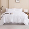 image:imageAndency Oversized King Comforter Set with Sheets 128x120 Terracotta  7 Pieces Bed in a Bag Boho Soft Lightweight Bedding Sets Tassel Bed Set with Comforter Sheets Pillowcases amp Shams10  White