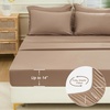 image:imageAndency Oversized King Comforter Set with Sheets 128x120 Terracotta  7 Pieces Bed in a Bag Boho Soft Lightweight Bedding Sets Tassel Bed Set with Comforter Sheets Pillowcases amp Shams08  Taupe