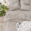 image:imageAndency Oversized King Comforter Set with Sheets 128x120 Terracotta  7 Pieces Bed in a Bag Boho Soft Lightweight Bedding Sets Tassel Bed Set with Comforter Sheets Pillowcases amp Shams22  Heather Grey